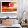 Canvas Picture Craft Full Round Mars Comes Handmade DIY Diamond Painting