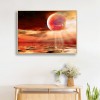 Canvas Picture Craft Full Round Mars Comes Handmade DIY Diamond Painting