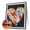 Heart - Full Round Diamond - 30x40cm