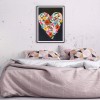 Heart - Full Round Diamond - 30x40cm