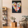 Heart - Full Round Diamond - 30x40cm
