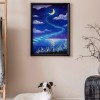 Moon Night DIY Full Drill Diamond Painting 5D Bead Craft Mosaic Picture