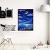 Moon Night DIY Full Drill Diamond Painting 5D Bead Craft Mosaic Picture