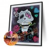 Skull - 5D DIY Round Drill Diamond Painting 30*40cm