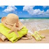 Beach Hat - Full Square Diamond - 50x40cm