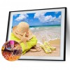 Beach Hat - Full Square Diamond - 50x40cm
