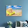 Beach Hat - Full Square Diamond - 50x40cm