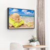 Beach Hat - Full Square Diamond - 50x40cm