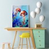 Jellyfish - Full Round Diamond - 30x40cm