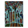 Abstract Cabin Night Luminous - Full Round Diamond - 30x40cm