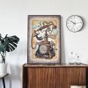 Retro Telephone - Full Round Diamond - 30x40cm