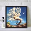 Swinging Girl 5D DIY Full Round Drill Diamond Painting Landscape Mosaic Kit