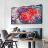 Graffiti Woman - Full Round Diamond - 85x45cm