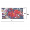Graffiti Woman - Full Round Diamond - 85x45cm