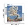 Swinging Girl 5D DIY Full Round Drill Diamond Painting Landscape Mosaic Kit