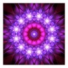 Purple Flower - Full Round Diamond - 30x30cm