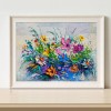 Flower Plant s - Full Round Diamond - 40x30cm