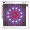Purple Flower - Full Round Diamond - 30x30cm