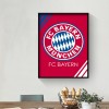 Bayern Munich Club Logo - Full Round Diamond - 30*40cm