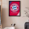 Bayern Munich Club Logo - Full Round Diamond - 30*40cm
