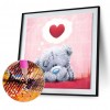 DIY5D Heart Bear Diamond Painting