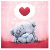 DIY5D Heart Bear Diamond Painting