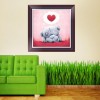 DIY5D Heart Bear Diamond Painting
