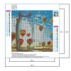 Picture In A Bottle - Full Round Diamond - 30*30cm