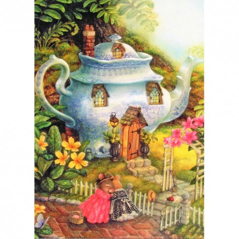 Teapot Cabin s - Full Round Diamond - 30x40cm