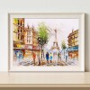 The Eiffel Tower - Full Round Diamond - 40*30cm