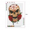 Skull Rose  - Full Diamond Painting - 30x40cm