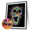 Skull - Full Round Diamond - 30x40cm