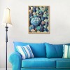 Shell - Full Round Diamond - 30x37cm