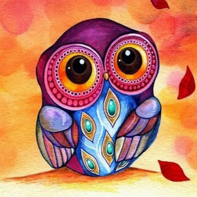Owl - Full Round Dia...