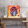 Owl - Full Round Diamond - 40*40cm
