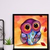 Owl - Full Round Diamond - 40*40cm