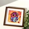Owl - Full Round Diamond - 40*40cm