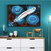 Spiral Feathers - Full Round Diamond - 40x30cm