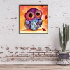 Owl - Full Round Diamond - 40*40cm