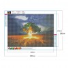 Lightning Tree - Full Round Diamond - 30*40cm