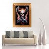 Skull Wing Halloween - Partial Round Diamond - 30x40cm