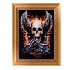 Skull Wing Halloween - Partial Round Diamond - 30x40cm