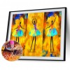 Abstract Ballet - Full Round Diamond - 40x30cm