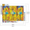 Abstract Ballet - Full Round Diamond - 40x30cm