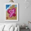 Beach Slippers - Full Round Diamond - 30x40cm