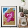 Beach Slippers - Full Round Diamond - 30x40cm