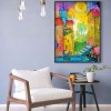 Pet Garden - Full Round Diamond - 40x50cm
