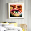 Eye Colorful World - Full Round Diamond - 30x30cm