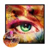 Eye Colorful World - Full Round Diamond - 30x30cm