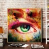 Eye Colorful World - Full Round Diamond - 30x30cm